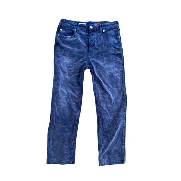 Anthropologie Pilcro 29 Vintage‎ Straight Corduroy Pants Jeans Blue Corduroy - Picture 1 of 13